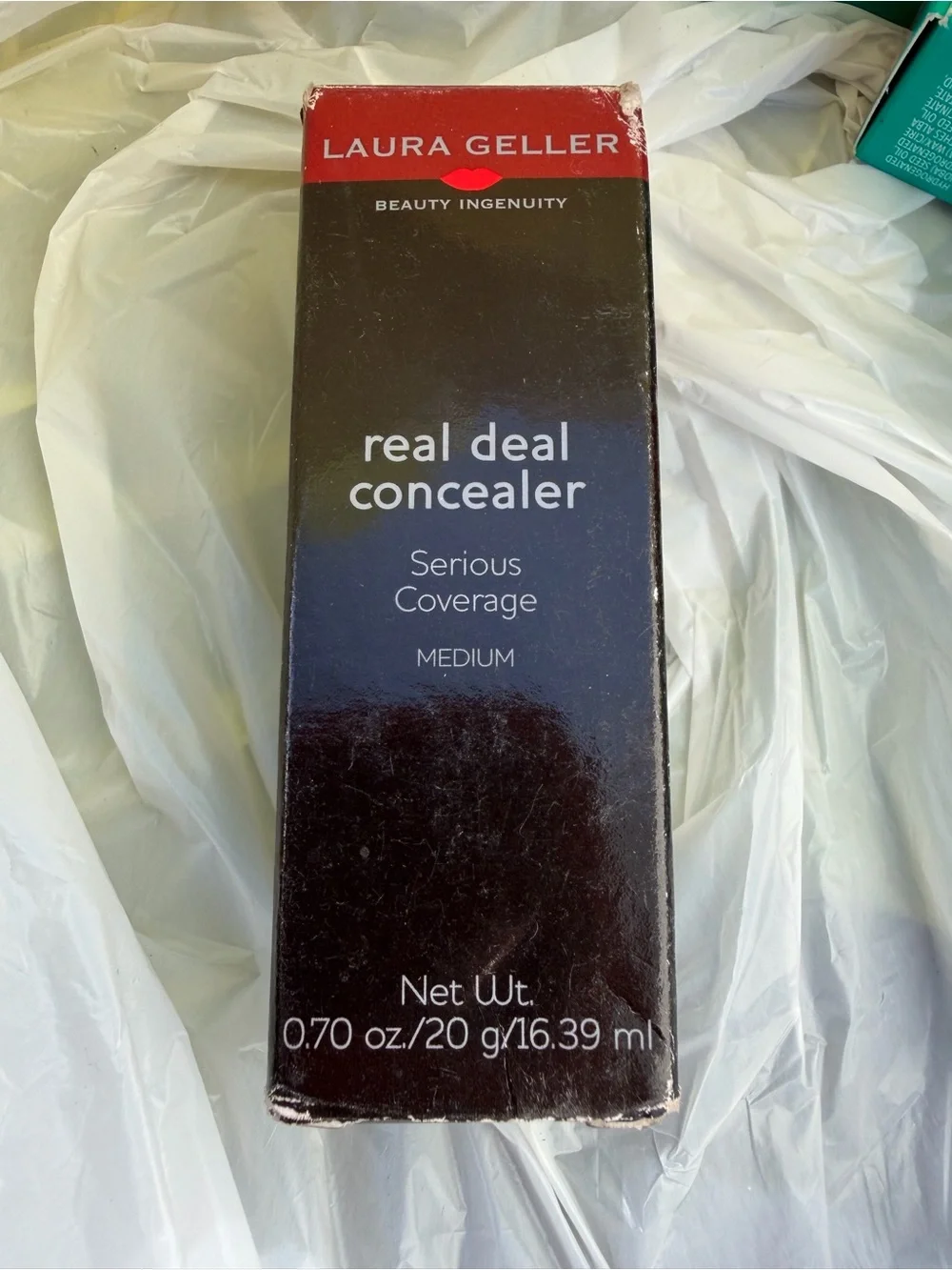 Laura Geller The Real Deal Concealer in MEDIUM .70 oz / 20g NIB Hard to Find!